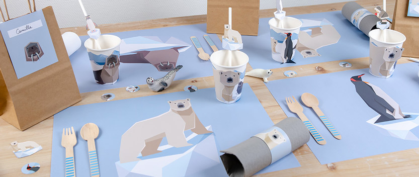 arktiset eläimet kattaus