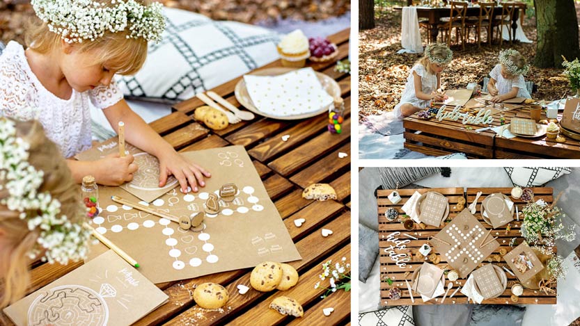 Fun activities for kids at wedding