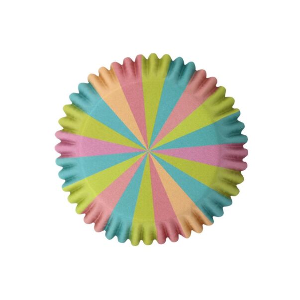 Pastellinväriset folioidut PME:n muffinssivuoat, unicorn-yksisarvinen, 30 kpl.