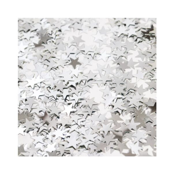 Konfetti - Hopeiset tähdet, 14g