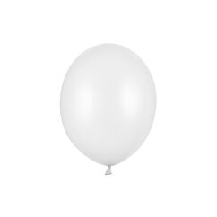 Vahvat metallinhohtoiset valkoiset ilmapallot - 30cm, 100kpl