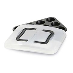 Non-stick muffinipelti kannella