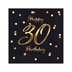 Lautasliinat - 30th Birthday, Musta-kulta, 20kpl