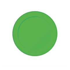 Pahvilautaset - Neonvihreä, 23cm, 6kpl