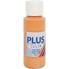 Plus Color Askartelumaali, Akryylimaali, Kurpitsa Oranssi, 60 ml