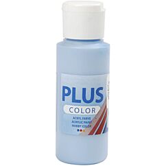 Plus Color Askartelumaali, Akryylimaali, Vaaleansininen, taivaansininen, 60 ml 