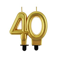 Kakkukynttilä, kulta-nro40