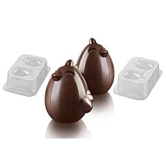 Silikomartin Paul Cino 3D Kananpoika suklaamuotti.