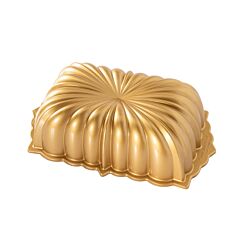 Nordic Ware Kakkuvuoka - Classic Fluted Loaf Pan, Kulta, 1,4 L