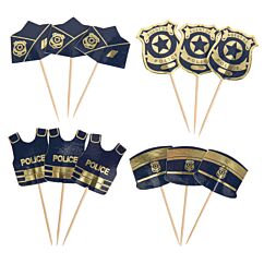 Poliisiaiheiset Koristetikut, 12kpl