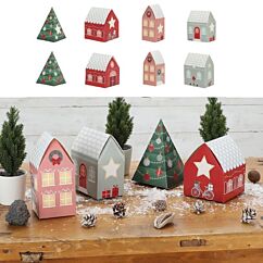 Joulukalenteri - Joulukuusi- ja talorasiat, 24kpl