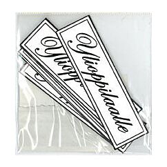 Askartelukuvio - Ylioppilaalle, Musta, 6kpl