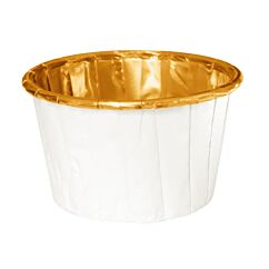 Muffinivuoat - Valko-kultaiset, 20kpl