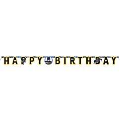 Spiderman banneri "Happy Birthday".