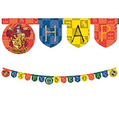 Harry Potter Hogwarts banneri - Happy Birthday, 2M