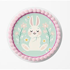 Birthday Bunny kakkukuva pupu-synttäriin. 