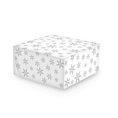 Kakkulaatikko 12,7x26x26cm - Lumihiutale