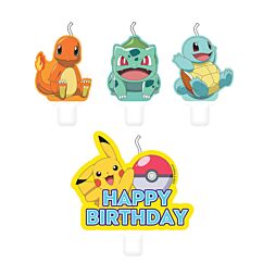 Kakkukynttilät - Pokemon, 4kpl