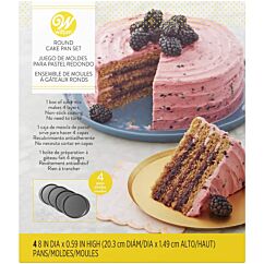 Easy layers - 4 matalaa kakkuvuokaa