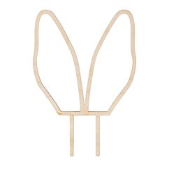 Kakkukoriste - Puiset pupunkorvat, 14,5cm