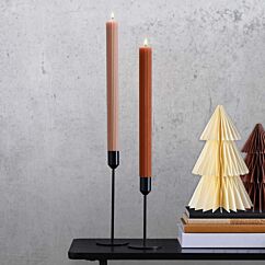 Kynttilät - Cosy Copper Uurrettu, 2kpl