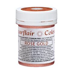 Suklaaväri Sugarflair Chocolate Paint - Ruusukulta, 35g
