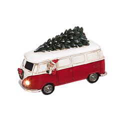Pieni bussi LED-valolla