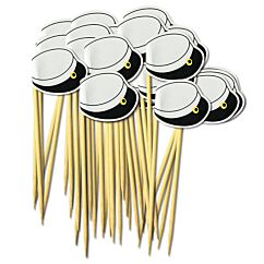 Cocktailtikut / Koristetikut, Ylioppilaslakki, 50 kpl. 