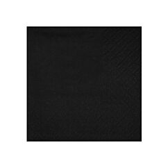 Pienet cocktail-servetit - Musta, 25kpl