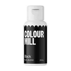 Öljypohjainen Elintarvikeväri, 20ml - Black