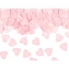 Konfetti - Vaaleanpunaiset sydämet, 15g