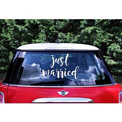Hääautotarra - Just Married
