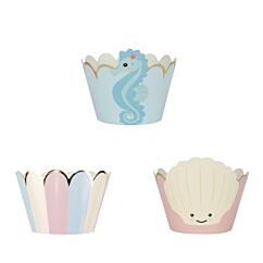 Muffinikääreet - Merieläimet, 6kpl