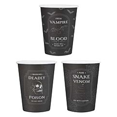 Pahvimukit - Black Potion, 8kpl