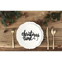 Paperinen joulukoriste "christmas time", 1 kpl.