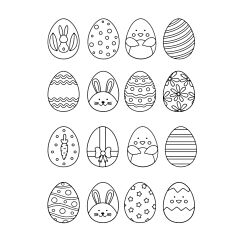 Syötävä kuva - Pääsiäismunat