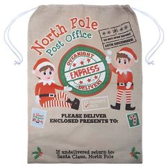 Elves Behavin' Badly - Lahjasäkki, 70cm x 50 cm