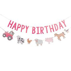 Banneri - Happpy Birthday - Maatila
