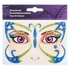 Kasvotarrat - Perhonen Sin/vihr