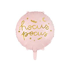 Foliopallo - Hocus Pocus, vaaleanpunainen, 45cm