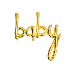 Kullanvärinen foliopallo "baby".