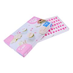 PME Leimasetti - Kirjaimet ja numerot 66kpl - Muffineille ja pipareille, Kokoelma 3