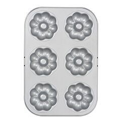 Wilton Doughnut Pan - Donitsipelti non-stick pinnoitteella, 6:lle donitsille.