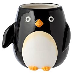Keraaminen kukkaruukku - Pingviini