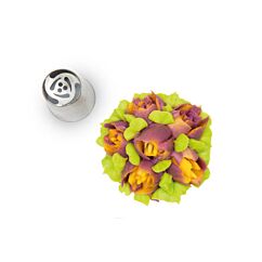 Silikomart 3D Kukkatylla - Erikoiskukkatylla Russsian flower tip.