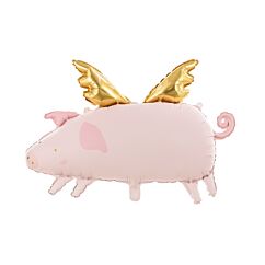 Foliopallo - Lentävä possu, 72x46cm