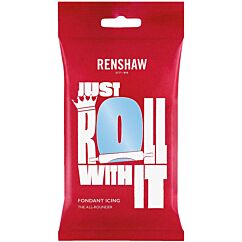 Renshaw Ready to Roll Icing Baby Blue - Vaaleansininen sokerimassa, 250g.
