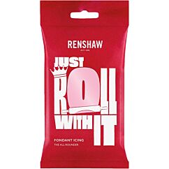Renshaw Ready to Roll Icing Pink - Vaaleanpunainen sokerimassa, 250g.