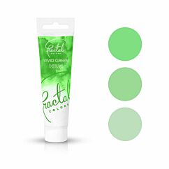 Fractal Colors FullFill Gel Vivid Green - Kirkkaanvihreä pastaväri, 30g.