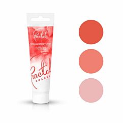 Fractal Colors FullFill Gel Strawberry Red - Mansikanpunainen pastaväri, 30g.